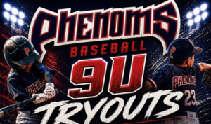 Phenoms Baseball 9U banner